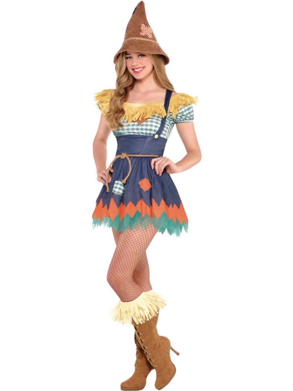 🌾 The Wizard of Oz Classic Scarecrow Outfit Women’s Size Small (2-4)
